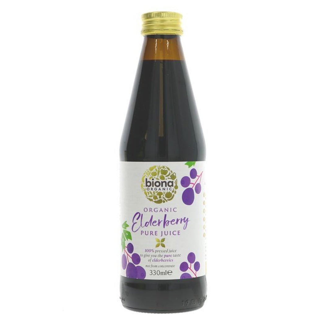 Biona Organic Elderberry Super Juice - UK Food & Drink - 5032722312715