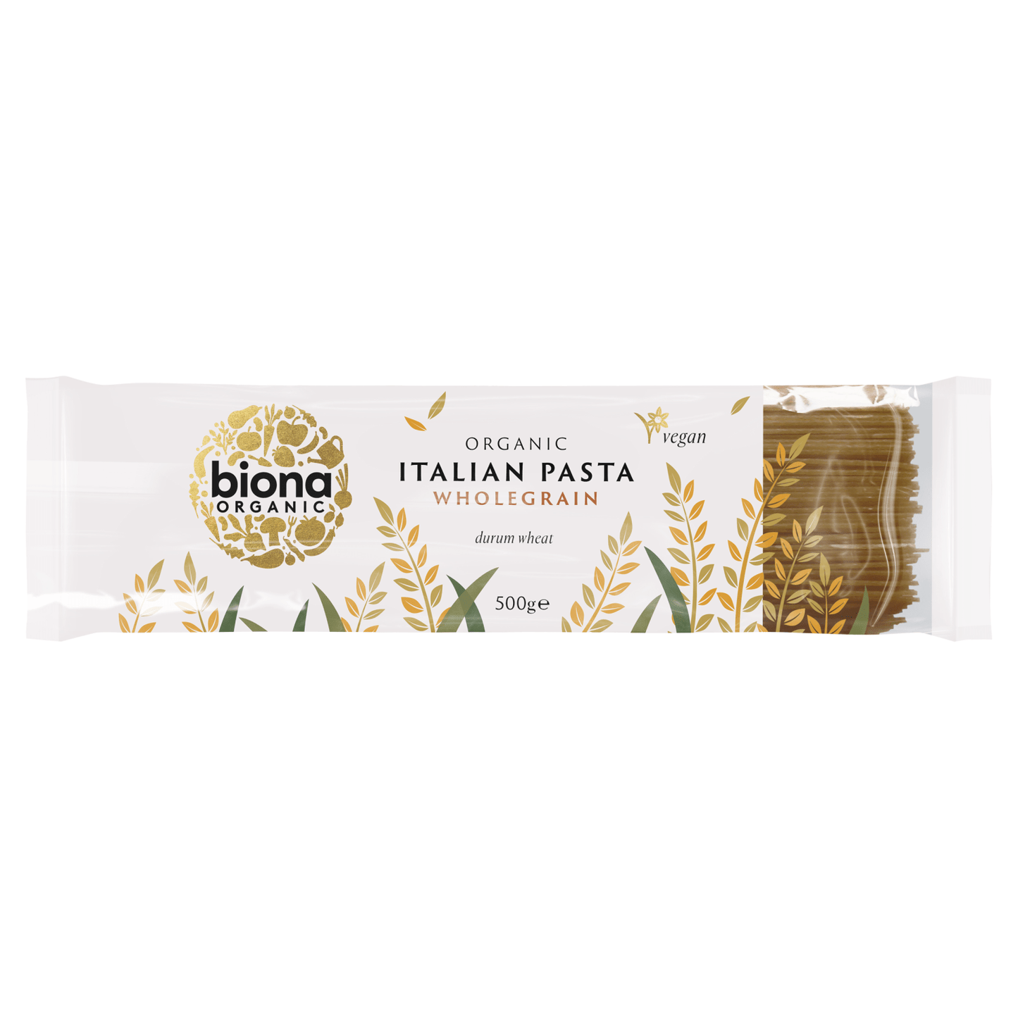 Biona Organic Italian Pasta Wholegrain 500g - UK Food & Drink - 5032722304444