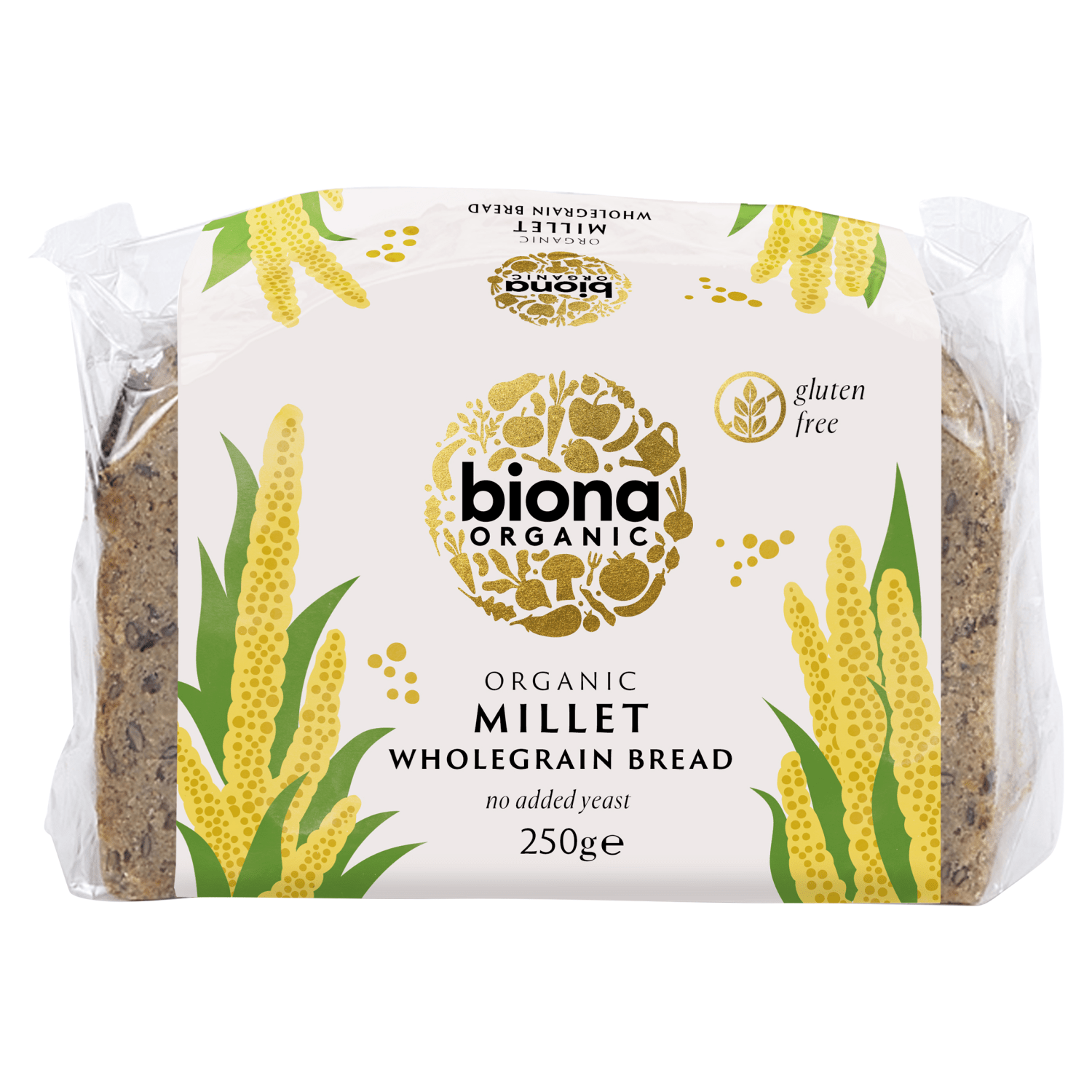 Biona Organic Millet Wholegrain Bread 250g - UK Food & Drink - 5032722301924