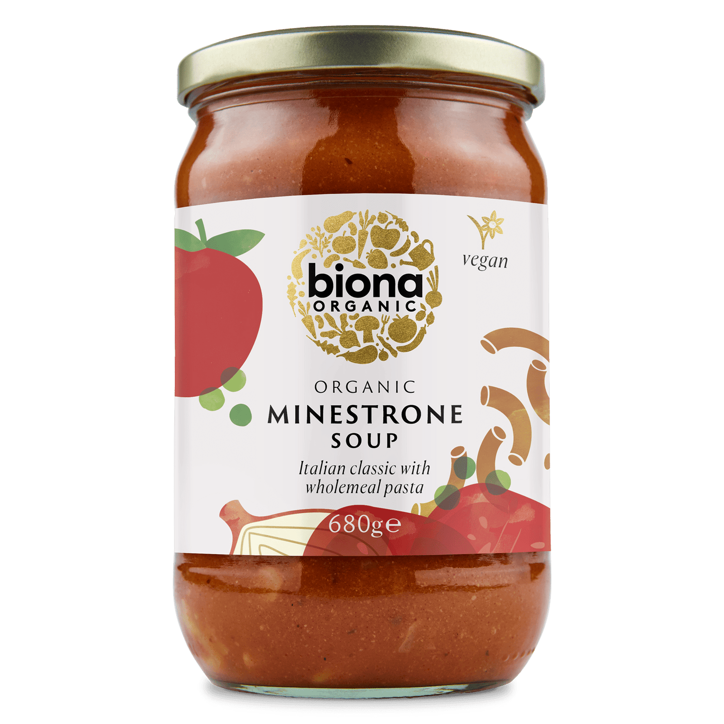 Biona Organic Minestrone Soup 680g - UK Food & Drink - 5032722313064
