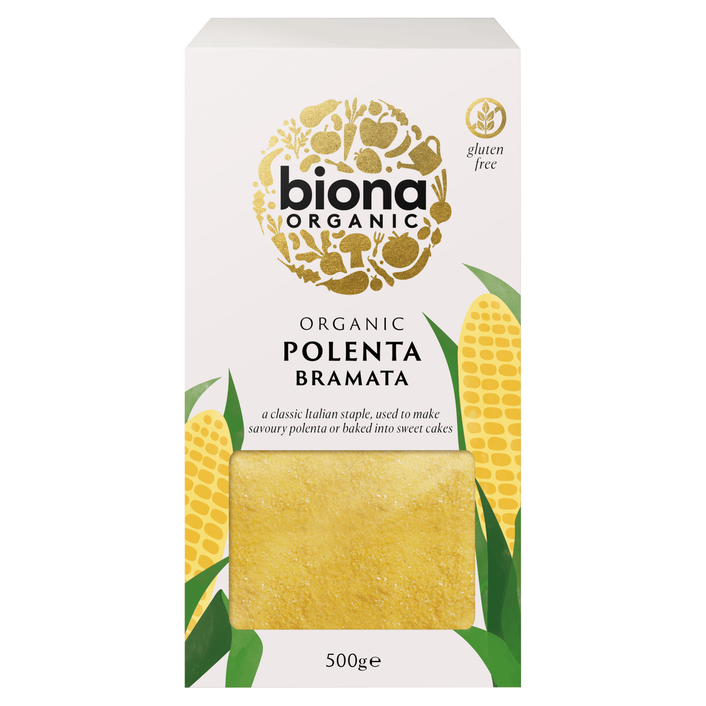 Biona Organic Polenta Bramata 500g - UK Food & Drink - 4006040120698