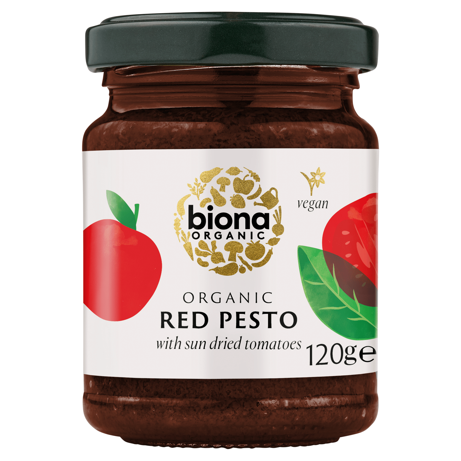 Biona Organic Red Pesto 120g - UK Food & Drink - 5032722313361
