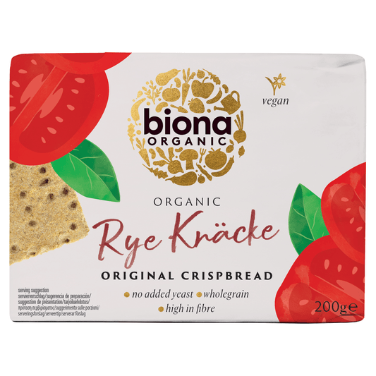 Biona Organic Rye Knacke 200g - UK Food & Drink - 5032722318120