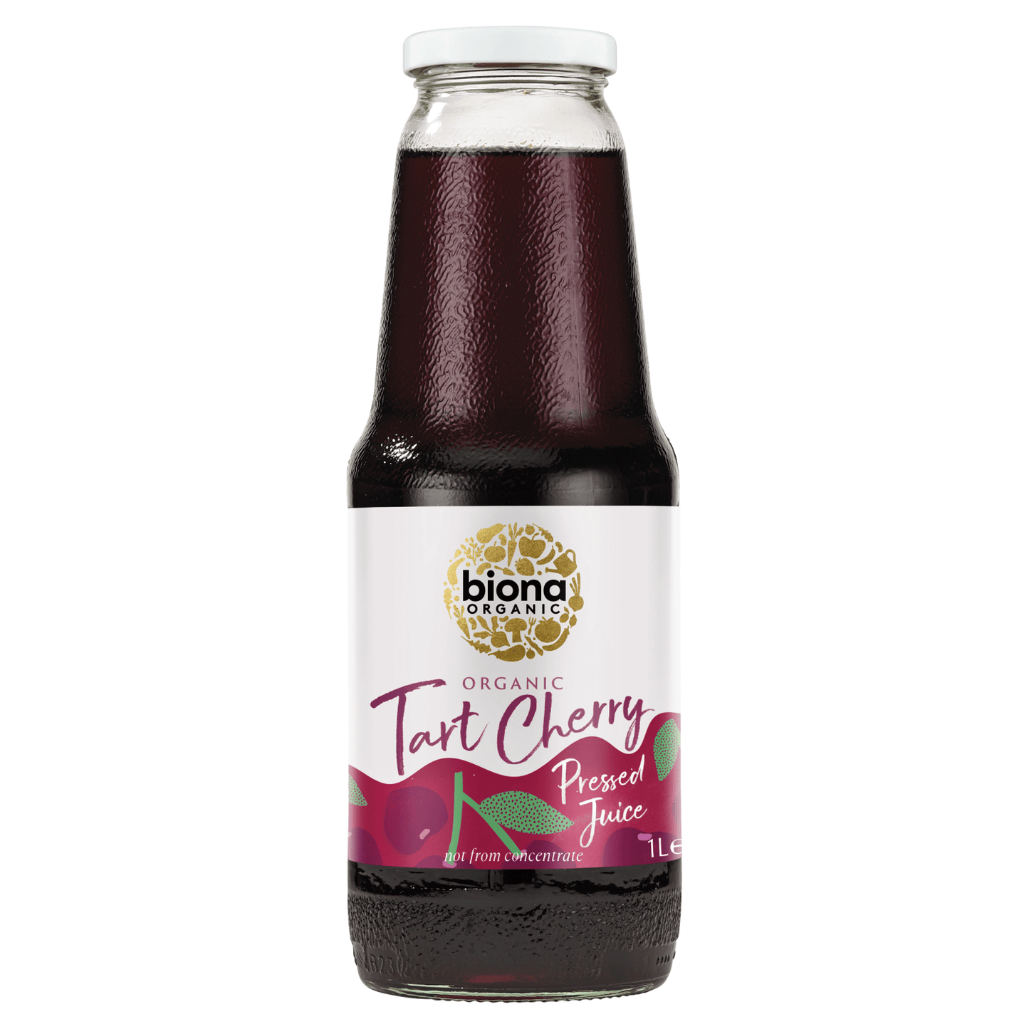 Biona Organic Tart Cherry Pressed Juice 1L - UK Food & Drink - 5032722311541