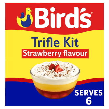 Bird's Strawberry Flavour Trifle Kit 141g - UK Food & Drink - 5000354700088