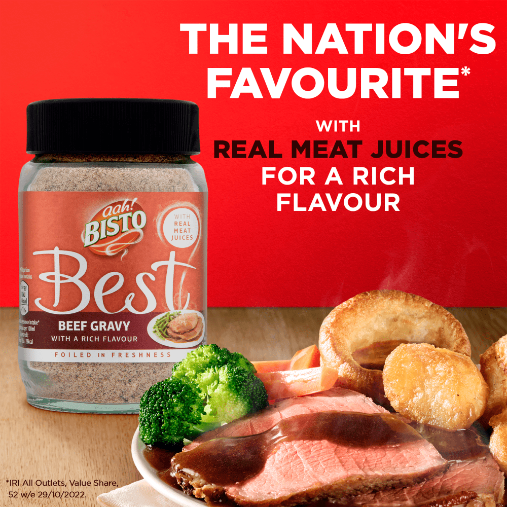 BISTO Best Beef Gravy 230g - UK Food & Drink - 5000354922831