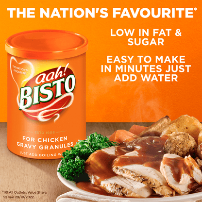 Bisto for Chicken Gravy Granules 190g - UK Food & Drink - 5000354919541