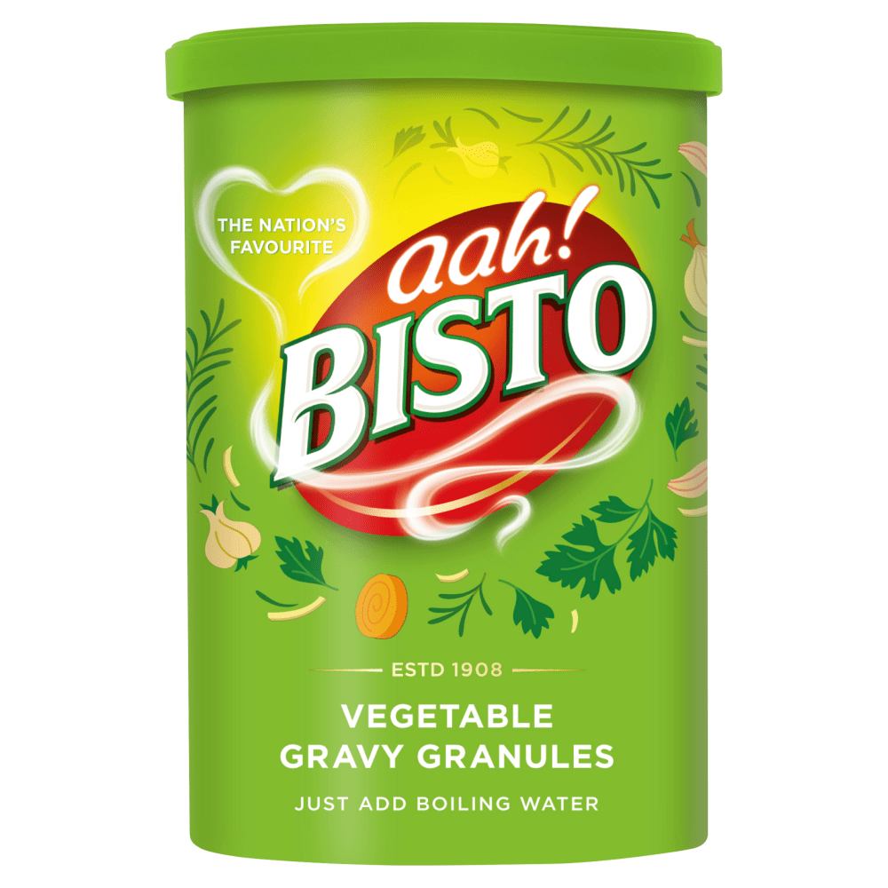 Bisto Vegetable Gravy Granules 190g - UK Food & Drink - 5000354919602