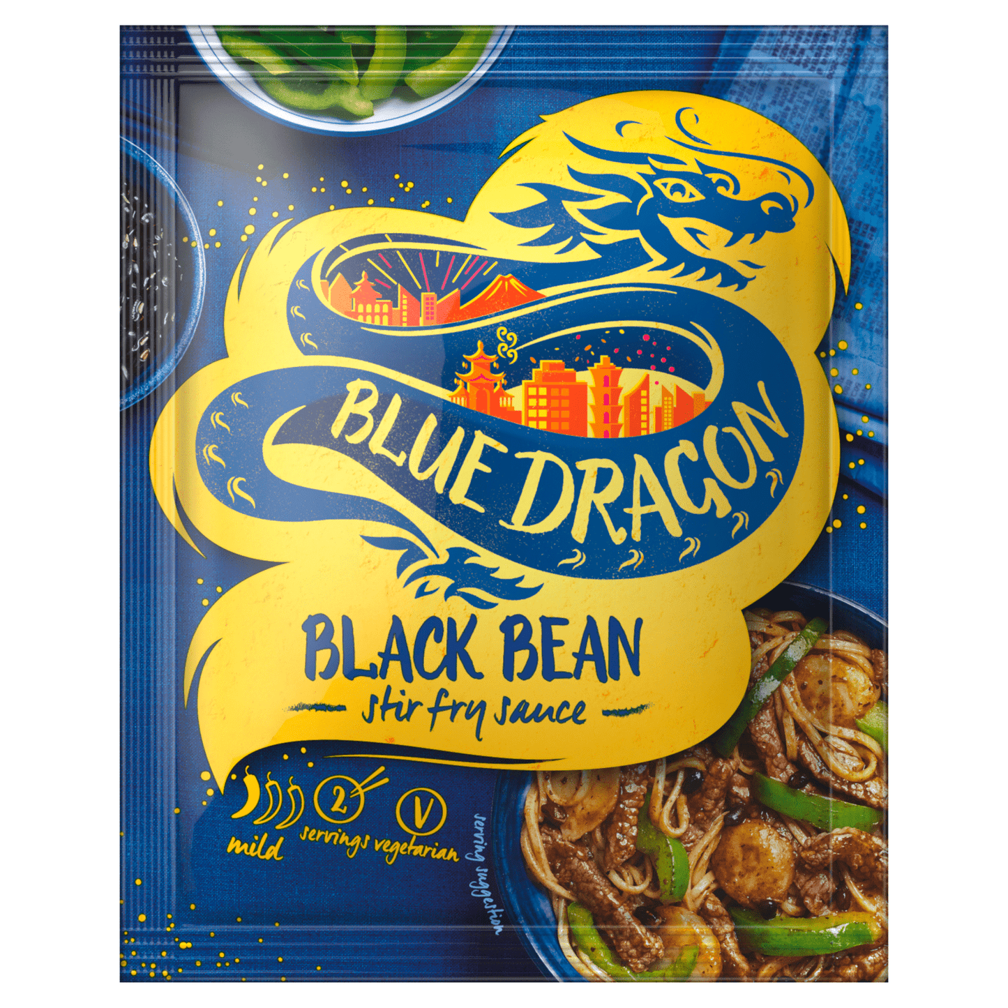 Blue Dragon Black Bean Stir Fry Sauce 120g - UK Food & Drink - 5010338200053