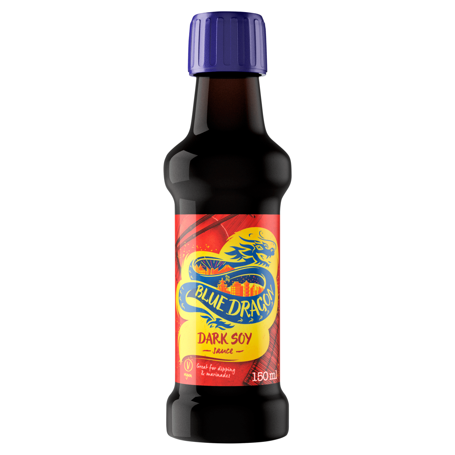 Blue Dragon Dark Soy Sauce 150ml - UK Food & Drink - 5010338404369