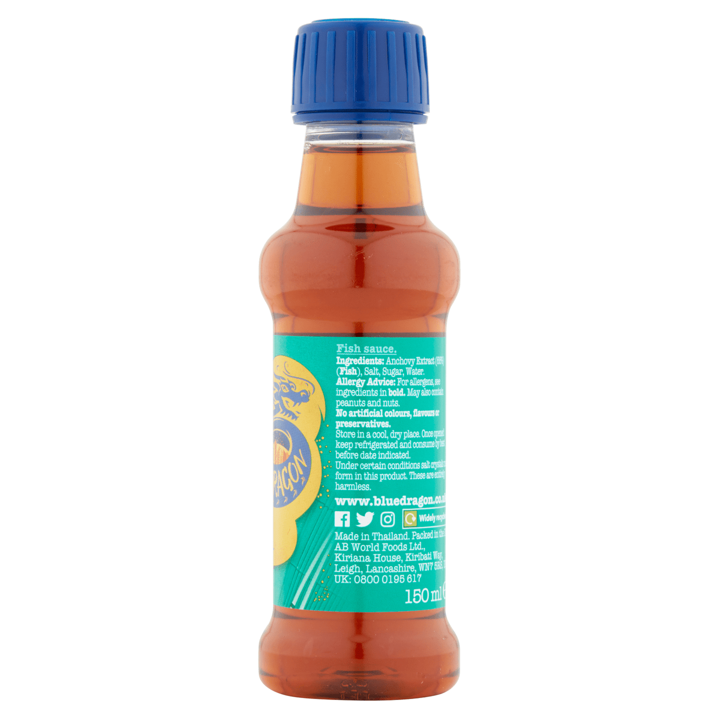 Blue Dragon Fish Sauce 150ml - UK Food & Drink - 5010338404383