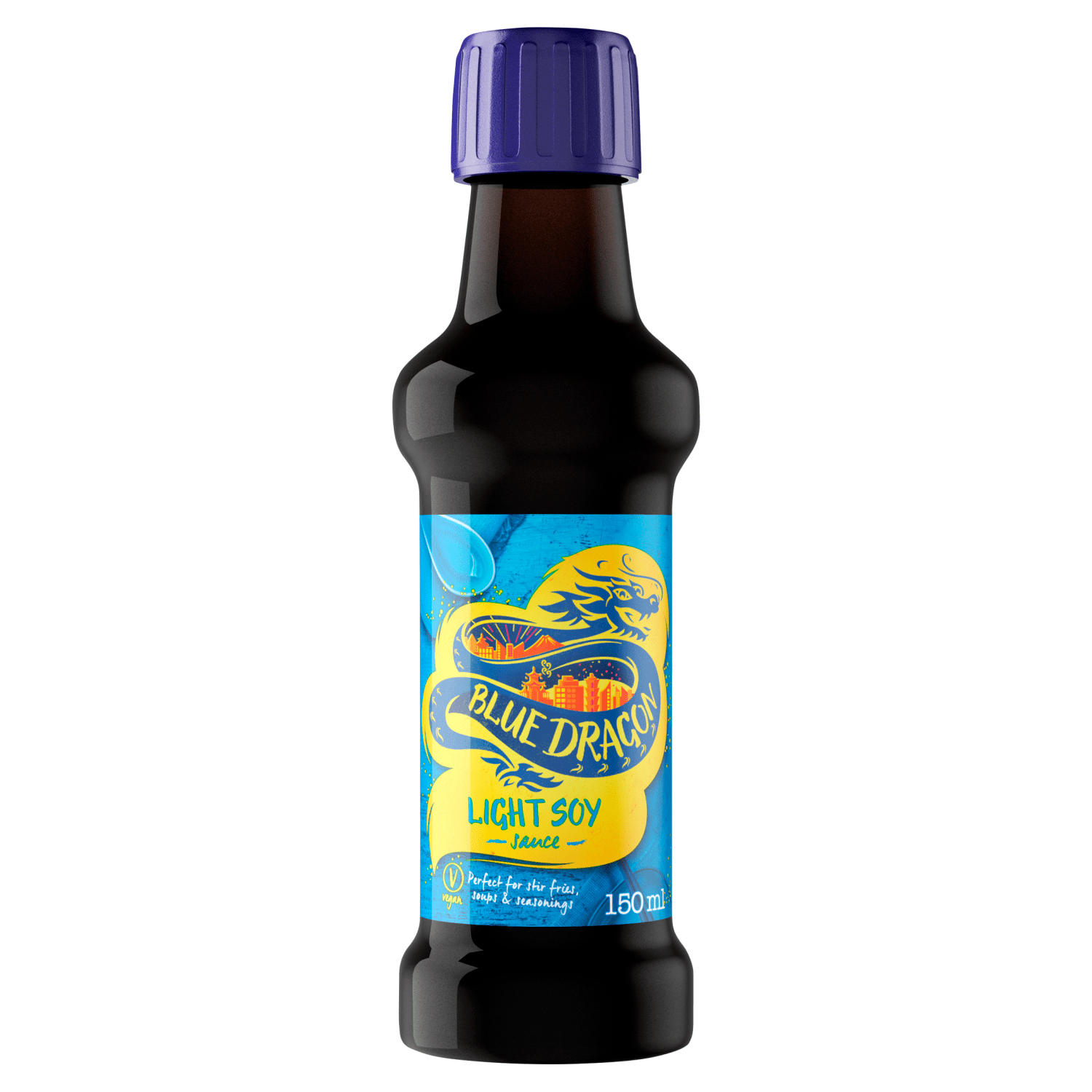 Blue Dragon Light Soy Sauce 150ml - UK Food & Drink - 5010338404307