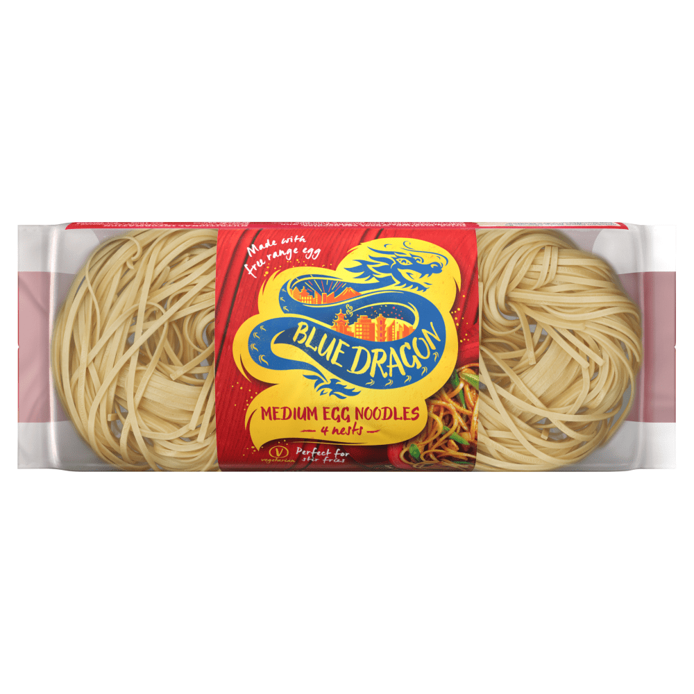 Blue Dragon Medium Egg Noodles 250g - UK Food & Drink - 5010338103767