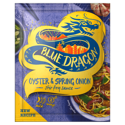 Blue Dragon Oyster & Spring Onion Stir Fry Sauce 120g - UK Food & Drink - 5010338200091