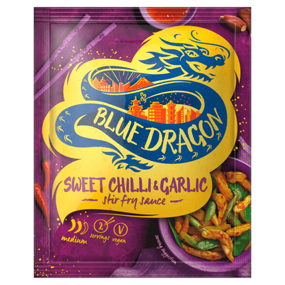 Blue Dragon Sweet Chilli Garlic Stir Fry Sauce 120g - UK Food & Drink - 5010338200084