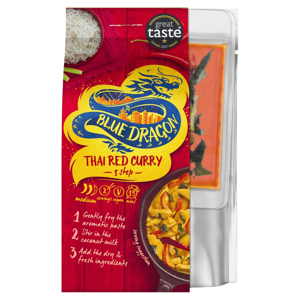 Blue Dragon Thai Red Curry 253g - UK Food & Drink - 5010338303990