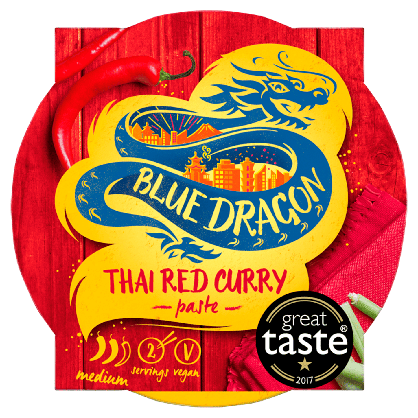 Blue Dragon Thai Red Curry Paste 50g - UK Food & Drink - 5010338304089
