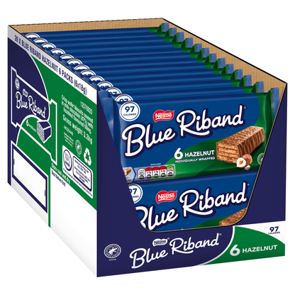 Blue Riband Hazelnut 6 x 18g (108g) - UK Food & Drink - 8445291097582