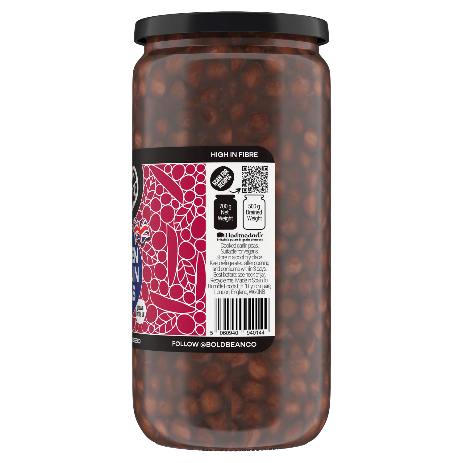 Bold Bean Co Limited Edition Queen Carlin Peas 700g - UK Food & Drink - 5060940940144