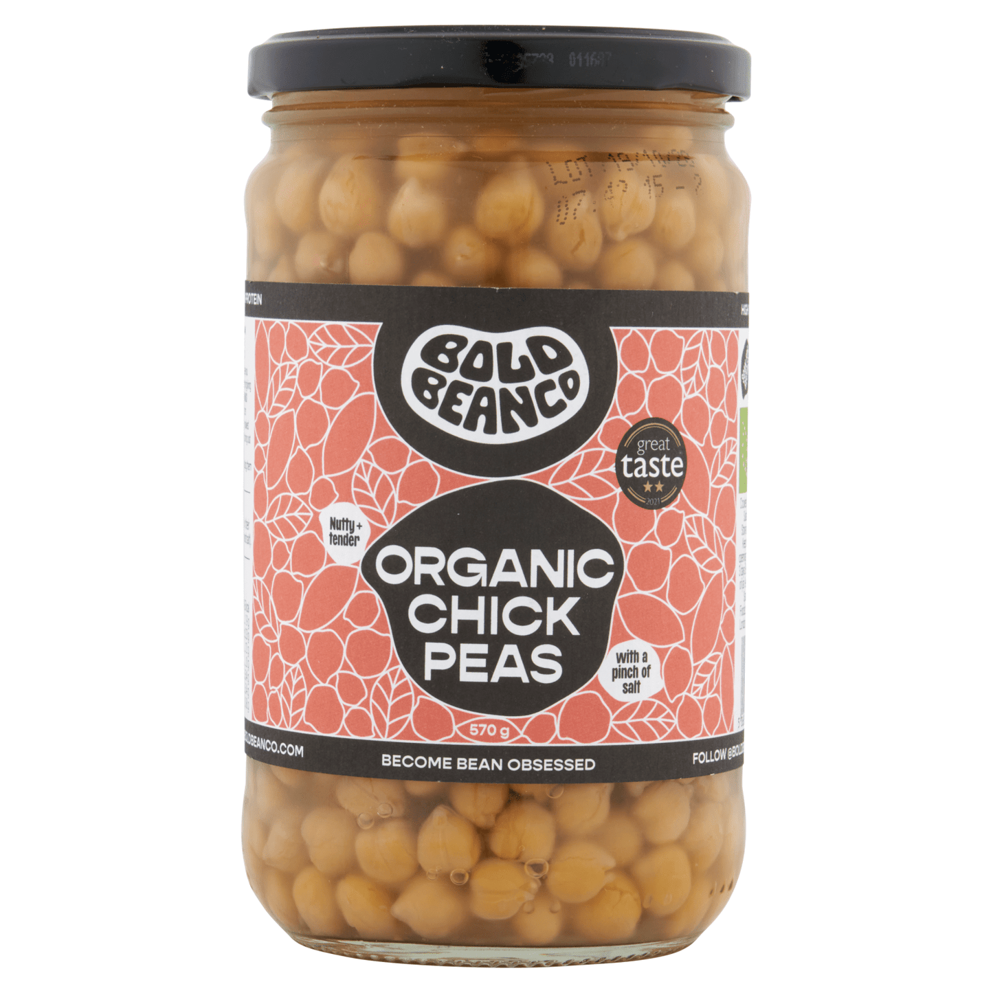 Bold Bean Co Organic Chick Peas 570g - UK Food & Drink - 5060940940151