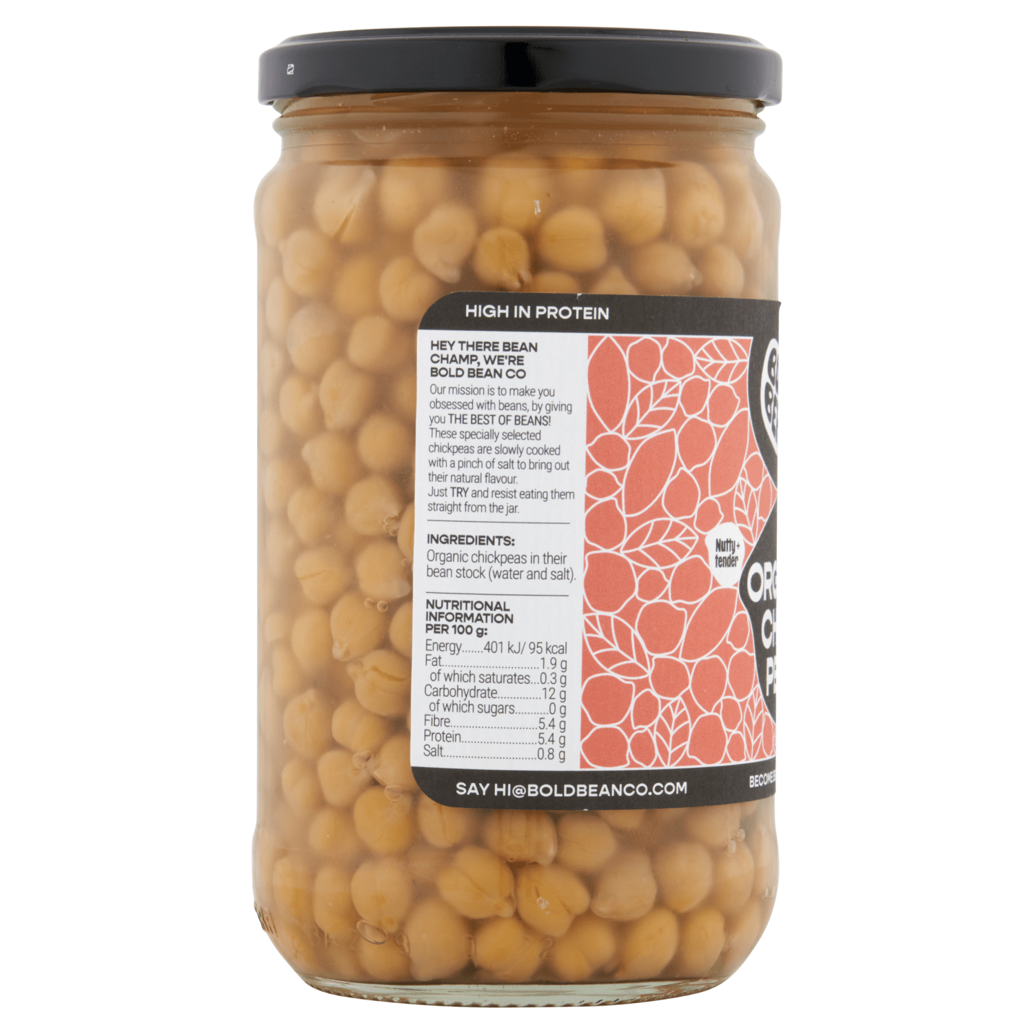 Bold Bean Co Organic Chick Peas 570g - UK Food & Drink - 5060940940151
