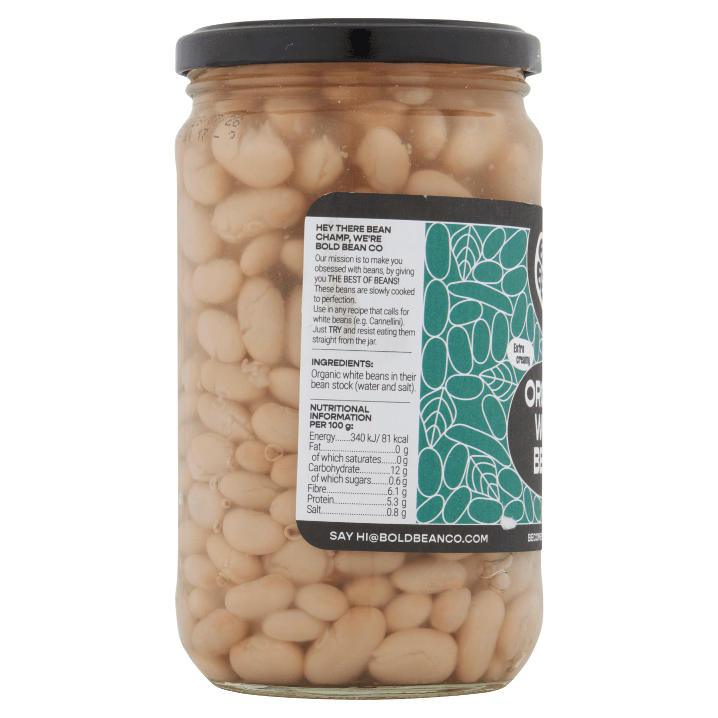 Bold Bean Co Organic White Beans 570g - UK Food & Drink - 5060940940168