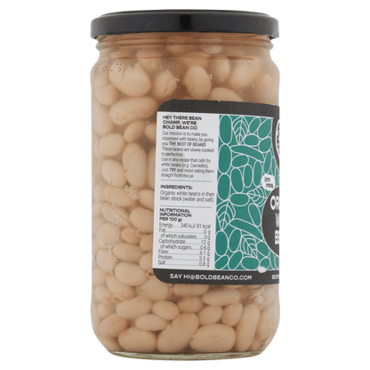 Bold Bean Co Organic White Beans 570g - UK Food & Drink - 5060940940168