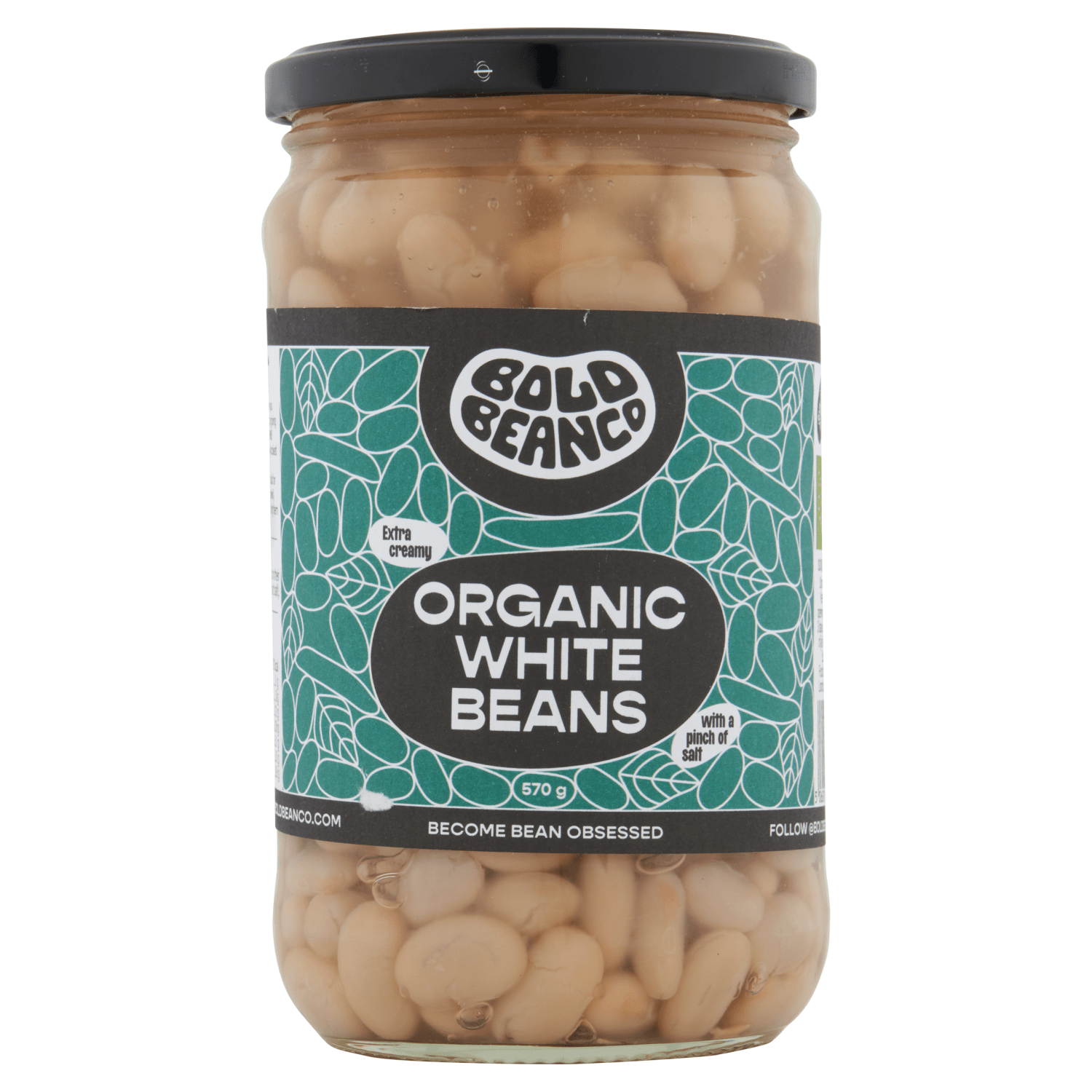 Bold Bean Co Organic White Beans 570g - UK Food & Drink - 5060940940168