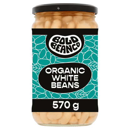 Bold Bean Co Organic White Beans 570g - UK Food & Drink - 5060940940168