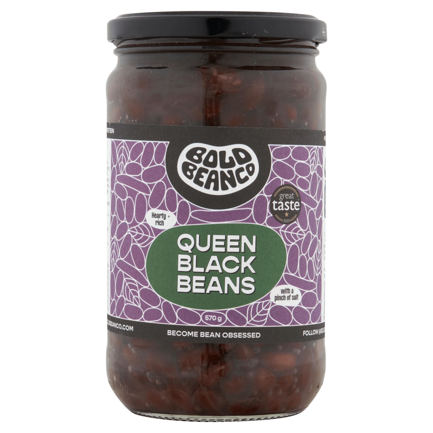 Bold Bean Co Queen Black Beans 570g - UK Food & Drink - 5060940940199