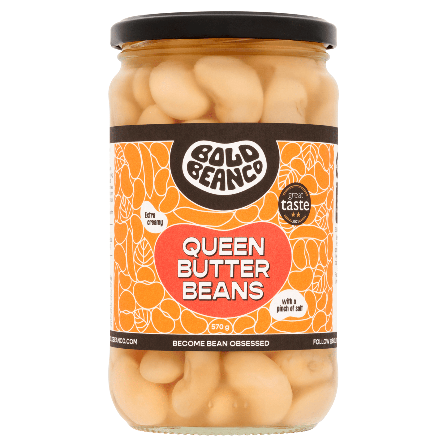 Bold Bean Co Queen Butter Beans 570g - UK Food & Drink - 5060940940175