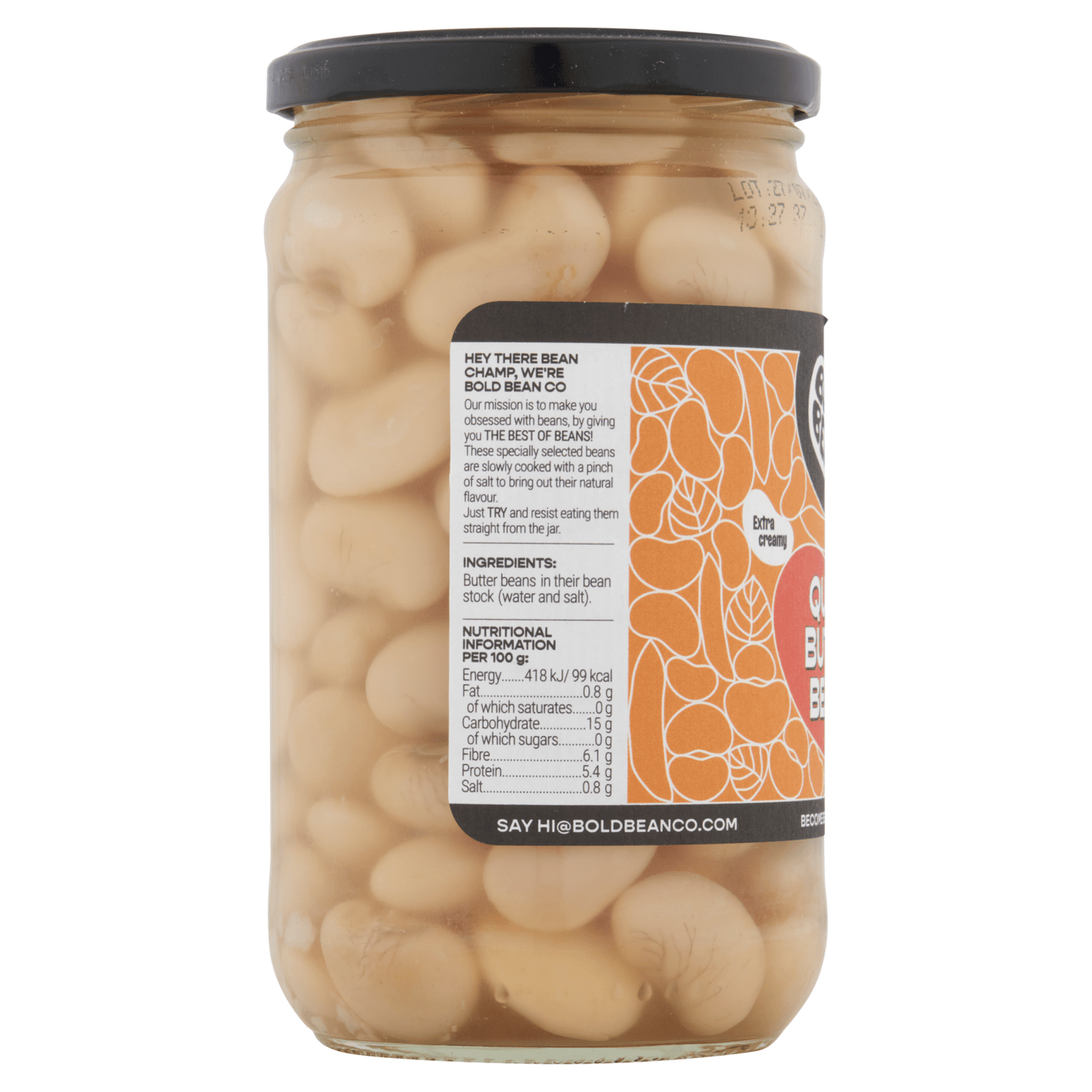 Bold Bean Co Queen Butter Beans 570g - UK Food & Drink - 5060940940175
