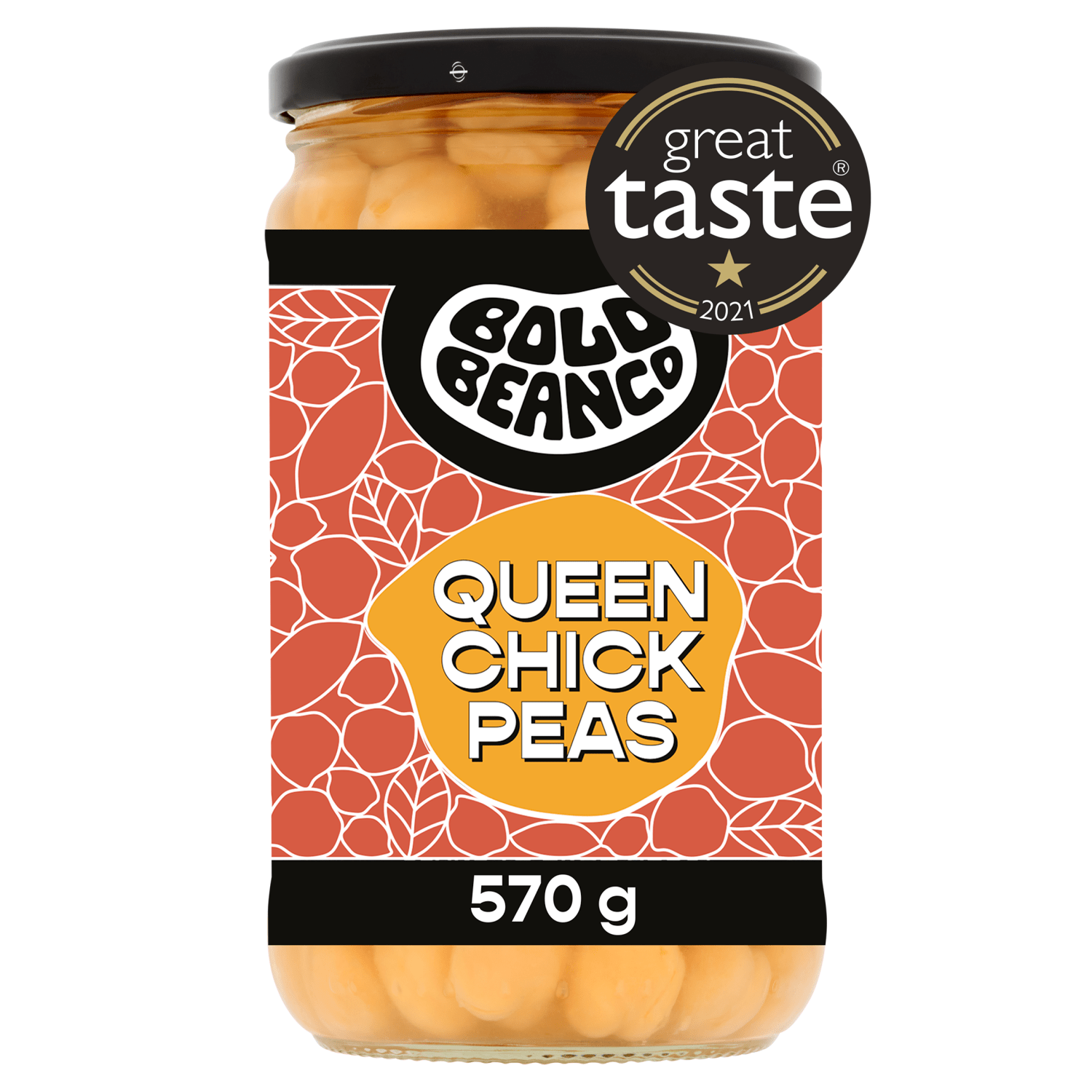Bold Bean Co Queen Chickpeas 570g - UK Food & Drink - 5060940940182
