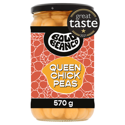 Bold Bean Co Queen Chickpeas 570g - UK Food & Drink - 5060940940182