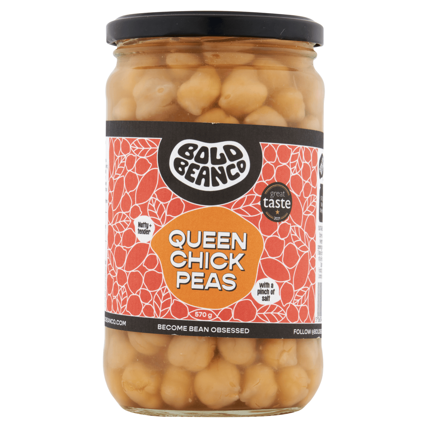 Bold Bean Co Queen Chickpeas 570g - UK Food & Drink - 5060940940182