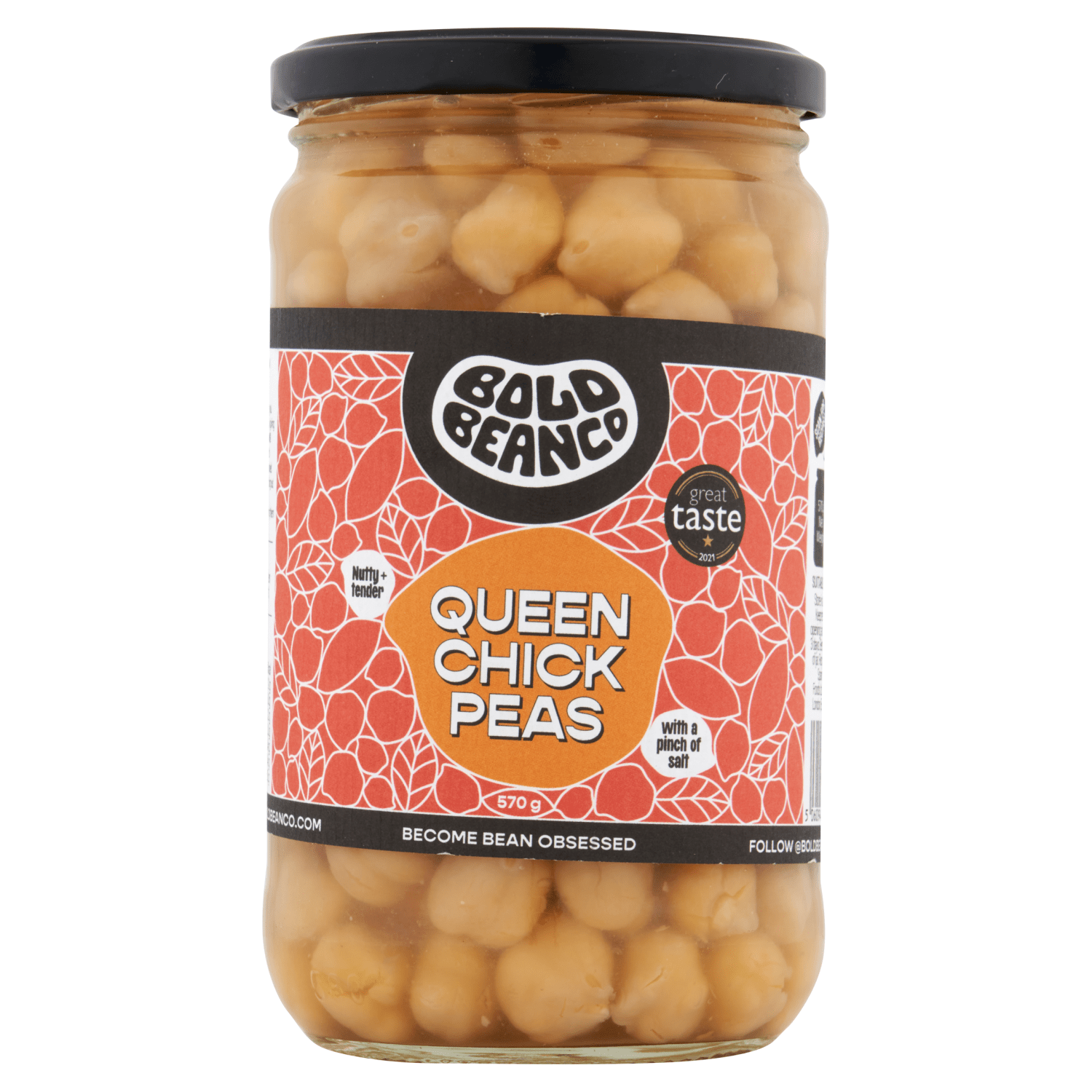 Bold Bean Co Queen Chickpeas 570g - UK Food & Drink - 5060940940182