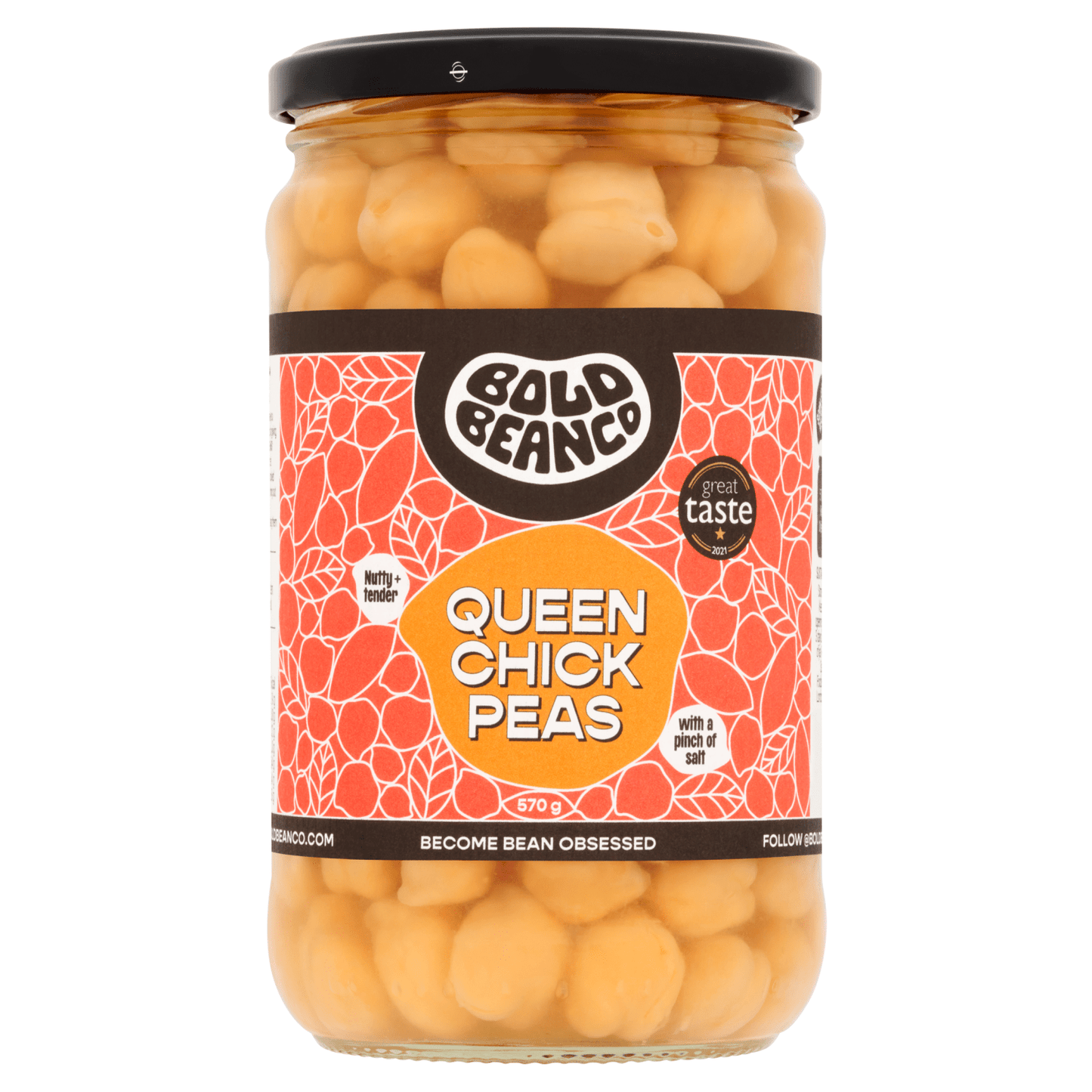 Bold Bean Co Queen Chickpeas 570g - UK Food & Drink - 5060940940182