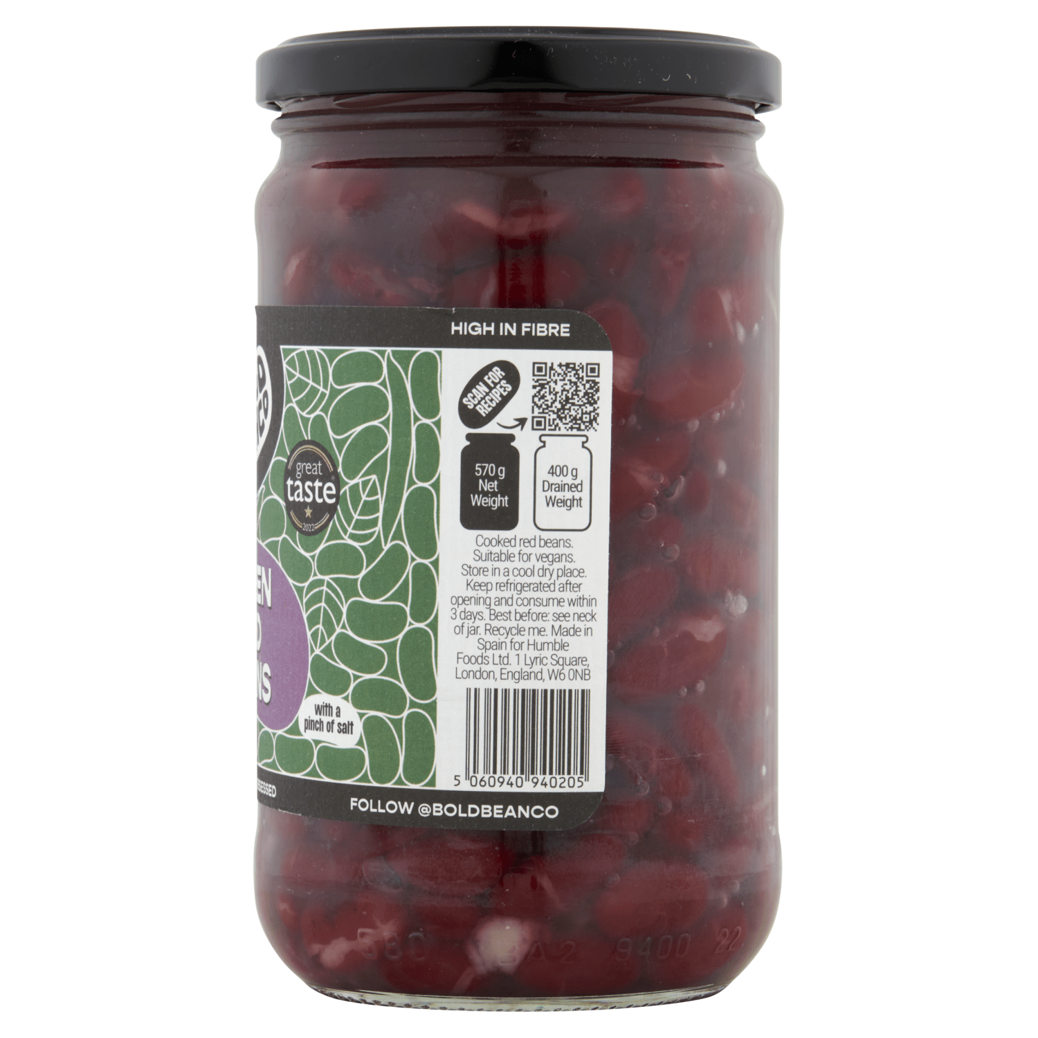 Bold Bean Co Queen Red Beans 570g - UK Food & Drink - 5060940940205