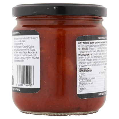 Bold Bean Co Smoky Chilli Baked Beans 325g - UK Food & Drink - 5060940940243