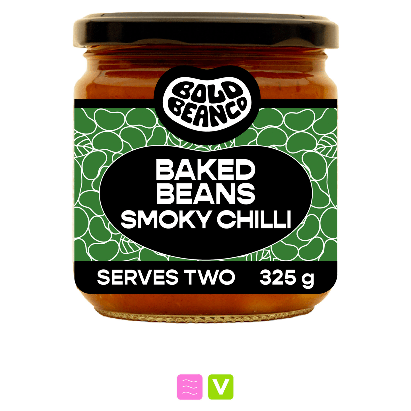 Bold Bean Co Smoky Chilli Baked Beans 325g - UK Food & Drink - 5060940940243