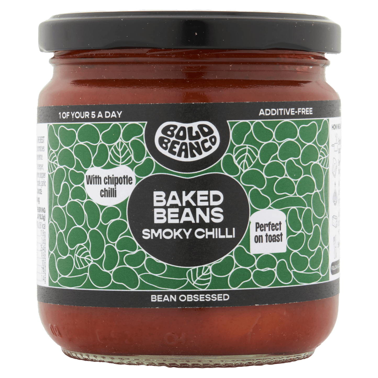 Bold Bean Co Smoky Chilli Baked Beans 325g - UK Food & Drink - 5060940940243
