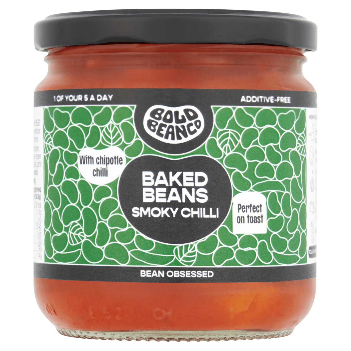 Bold Bean Co Smoky Chilli Baked Beans 325g - UK Food & Drink - 5060940940243