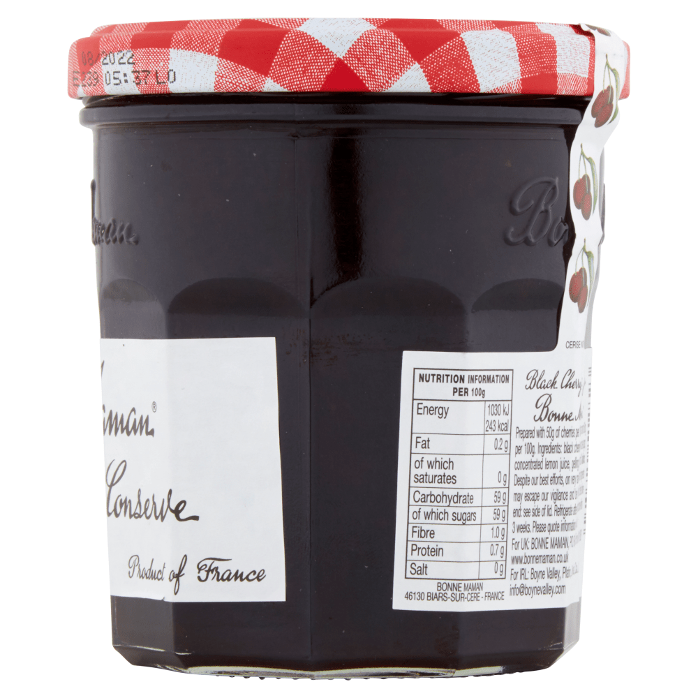 Bonne Maman Black Cherry Conserve 370g - UK Food & Drink - 3045320512823