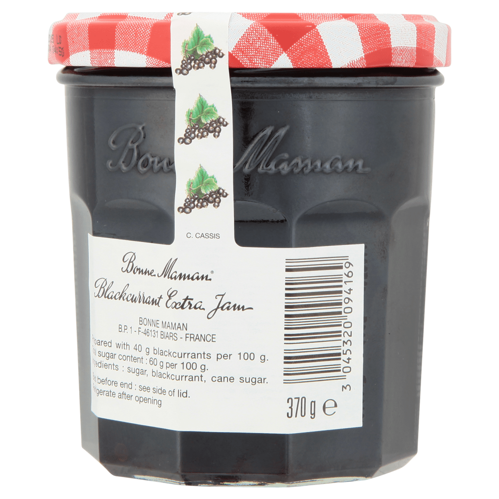 Bonne Maman Blackcurrant Jam 370g - UK Food & Drink - 3045320094169