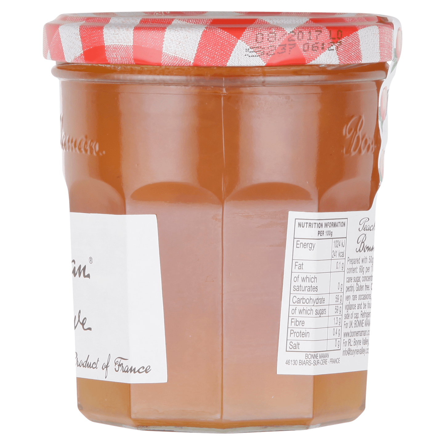 Bonne Maman Peach Conserve 370g - UK Food & Drink - 3045320094046