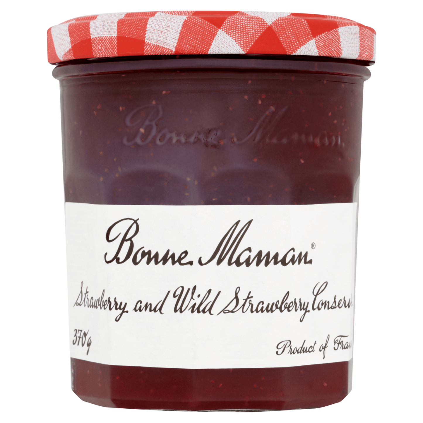 Bonne Maman Strawberry and Wild Strawberry Conserve 370g - UK Food & Drink - 3045320094015