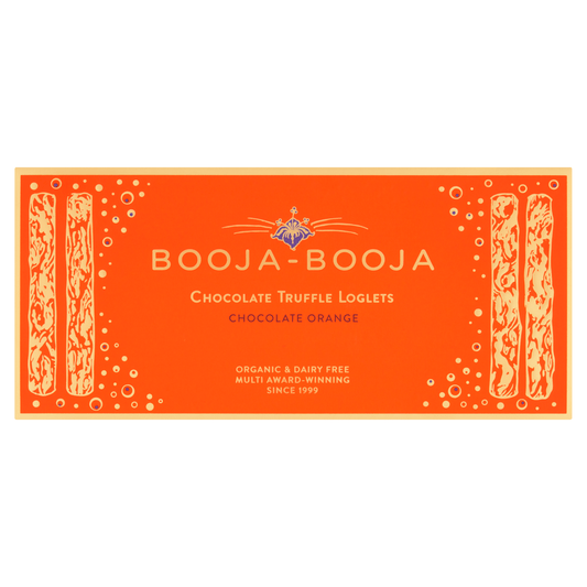 Booja - Booja Chocolate Truffle Loglets Chocolate Orange 115g - UK Food & Drink - 5060002044193
