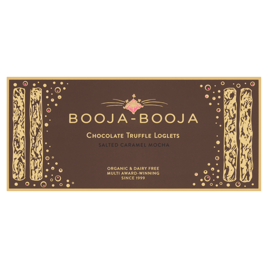 Booja - Booja Chocolate Truffle Loglets Salted Caramel Mocha 115g - UK Food & Drink - 5060002044186