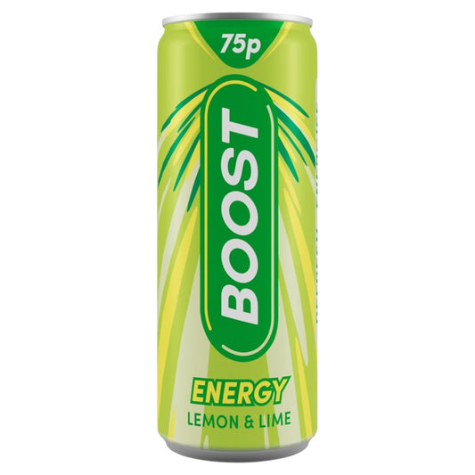 Boost Energy Lemon & Lime 250ml - UK Food & Drink - 5056079901163