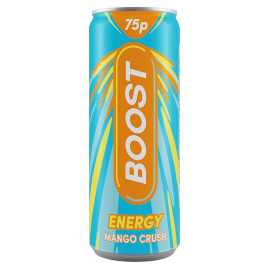 Boost Energy Mango Crush 250ml - UK Food & Drink - 5056079901194